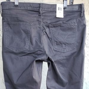 Women's Calvin Klein Jeans Gray Pinstripe Size 14